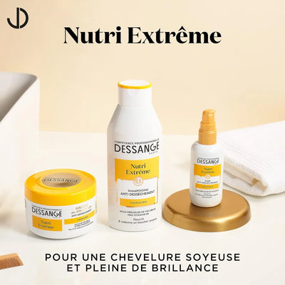 DESSANGE<br> <b>Nutri-Extrême </b><br><h5>Elixir Anti-Dessèchement<br>Cheveux Secs - 100ml</h5>Origine France </h6> <img style="vertical-align: middle;" src=" https://bit.ly/3XSoZct">  Seven-dz 