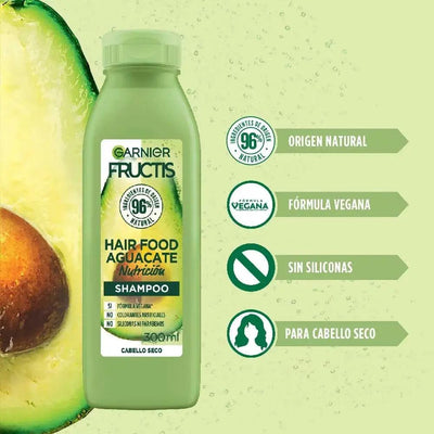 GARNIER Fructis Hair Food shampoing à l'Avocat cheveux secs-300ml seven-dz