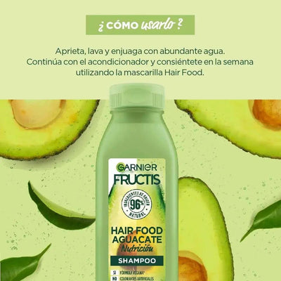 GARNIER Fructis Hair Food shampoing à l'Avocat cheveux secs-300ml seven-dz