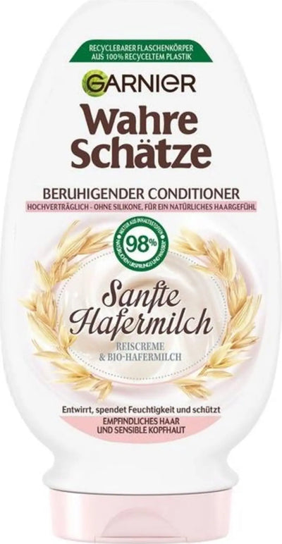 GARNIER ULTRA DOUX Après SHAMPOOING APAISANT, Délicatesse d'avoine crème de riz et lait d'avoine cheveux et cuirs-250ml Seven-Dz