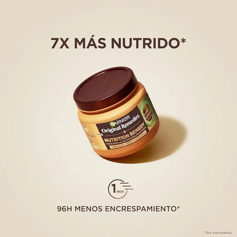 GARNIER ULTRA DOUX Masque nutrition profonde cheveux secs-300ml seven-dz
