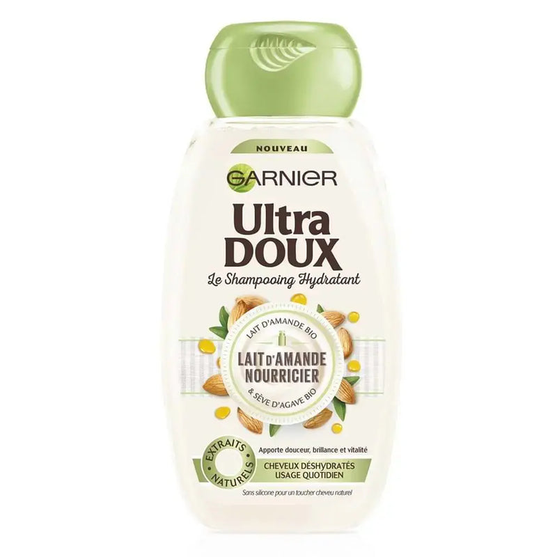 GARNIER ULTRA DOUX SHAMPOOING HYDRATANT, Lait d&