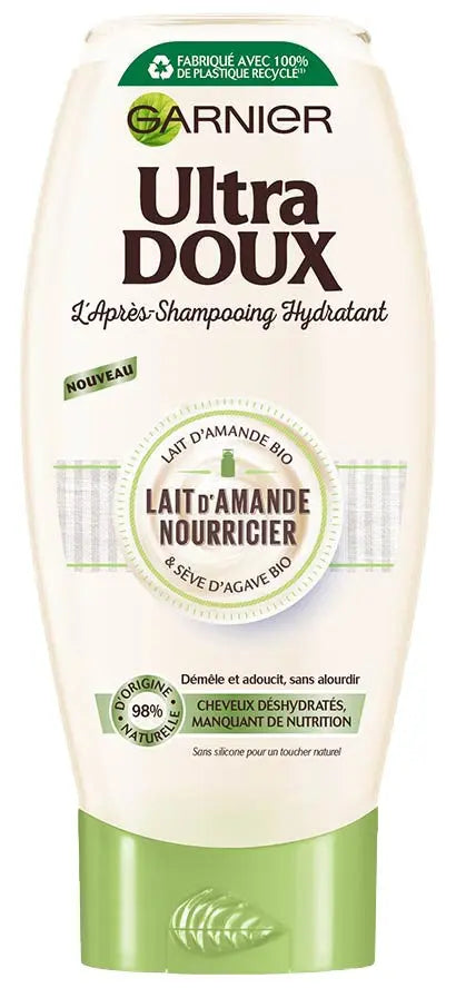 GARNIER ULTRA DOUX APRES-SHAMPOOING HYDRATANT, Lait d&