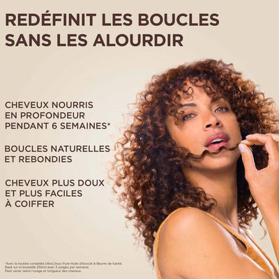 GARNIER ULTRA DOUX Crème Boucles nutrition profonde cheveux secs, bouclés à Crépus-200ml seven-dz