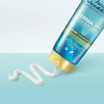Head & Shoulders Derma X Pro apaise Shampoing Antipélliculaire Cuir chevelu sec - lot de 2 flacons de 250 & 200ml Seven-dz