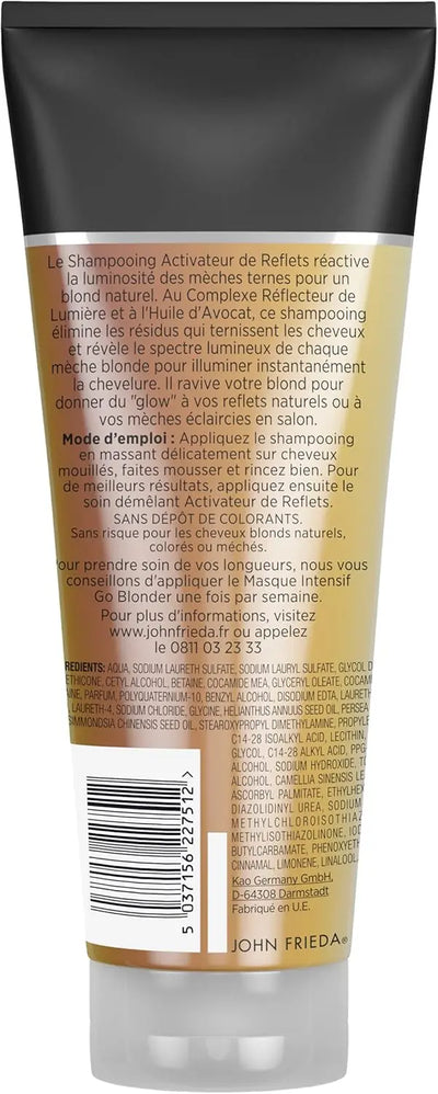 JOHN FRIEDA Activateur de Reflets Shampooing Nutrition - Cheveux Blonds -250ml seven-dz