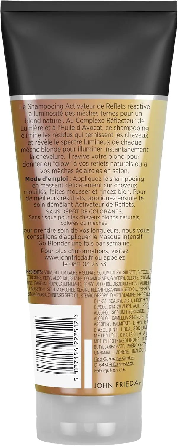 JOHN FRIEDA Activateur de Reflets Shampooing Nutrition - Cheveux Blonds -250ml seven-dz