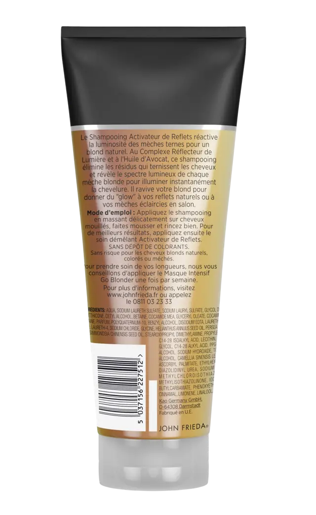 JOHN FRIEDA Activateur de Reflets Shampooing Nutrition - Cheveux Blonds -250ml seven-dz