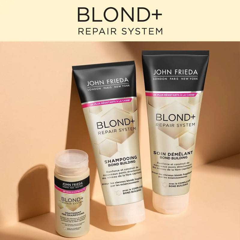 JOHN FRIEDA Blond+ Repair System Soin Démêlant Bond Building - Cheveux Blonds -250ml seven-dz