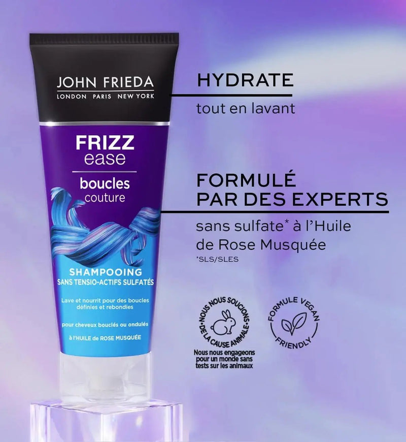 JOHN FRIEDA Frizz Ease Boucles Coutoure Gelée Hydrante  Cheveux ondulés à bouclés-250ml Seven-DZ