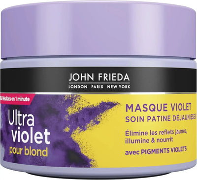 JOHN FRIEDA Masque Ultra Violet  soin patine déjaunisseur cheveux blonds 250ml Seven-DZ