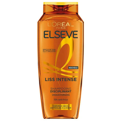 L'Oréal Paris <br> <b>Elseve Liss Intense </b> <br> <h5>SHAMPOING  DISCIPLINANT <br> cheveux secs-400ml</h5>Origine France <img style="vertical-align: middle;" src=" https://bit.ly/3XSoZct">  Seven-dz 