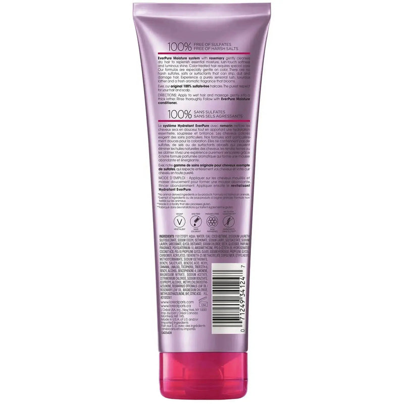 L’Oreal Paris Ever Pure  Shampooing hydratant sans sulfate EverPure Color-Seven-Dz