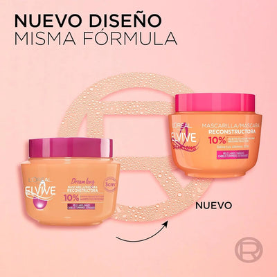 L'Oréal Paris Elvive Dream Long Masque reconstituant cheveux Longs et Abîmés Seven-Dz