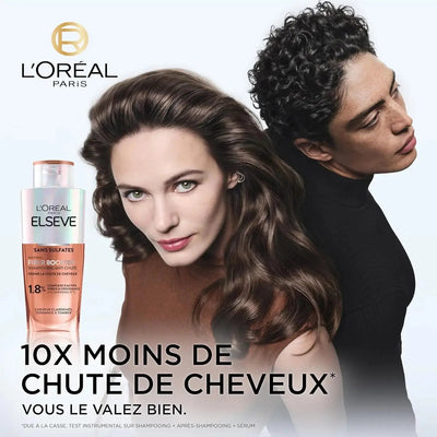 L'Oréal Paris Elseve Fiber Booster Shampoing Anti-Chute Cheveux Clairsemés - Sans Sulfates - 200ml Seven-Dz