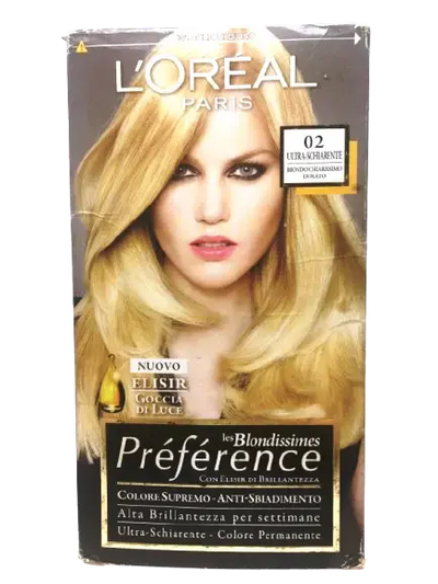 L'Oréal Paris Préférence N°02 Blond Très Clair Doré Coloration cheveux - 60 ml