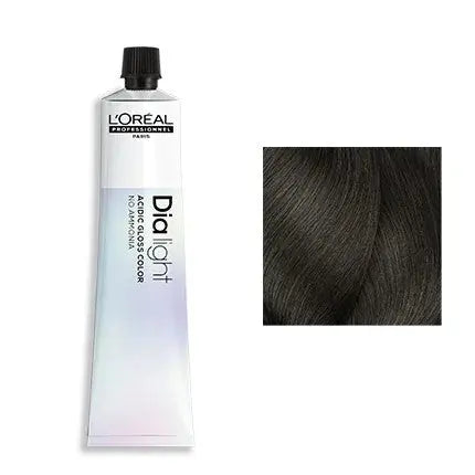 L’Oréal Professionnel <br> <h5>Dia Light N°5 <br>Châtain Clair 50ml </h5>Origine France <img style="vertical-align: middle;" src=" https://bit.ly/3XSoZct">  Seven-dz 