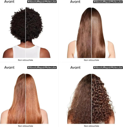 L'Oréal Professionnel  série expert Shampooing Absolut Repair Molecular Tous Types de Cheveux Abîmés Seven-Dz