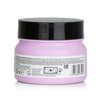 L'Oréal Professionnel <br><b>Série Expert liss unlimited</b><br><h5>Masque professionnel Cheveux Longs - 250 ml</h5>Origine France <img style="vertical-align: middle;" src=" https://shorturl.at/bDMR9">