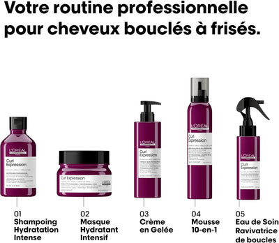 L'Oréal Professionnel <br><b>Série Expert Curl Expression</b><br><h5>Masque Hydratant Intensif<br>cheveux bouclés à crépus 250ml</h5>Origine France <img style="vertical-align: middle;" src=" https://bit.ly/3XSoZct">  Seven-dz 