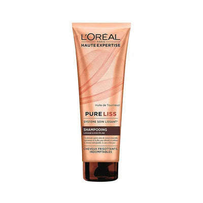 L'Oréal Paris<br><b>Haute Expertise Pure Liss</b><br><h5>Shampooing Sans Sulfate cheveux frisottants - 250 ml </h5>Origine France <img style="vertical-align: middle;" src=" https://shorturl.at/bDMR9">