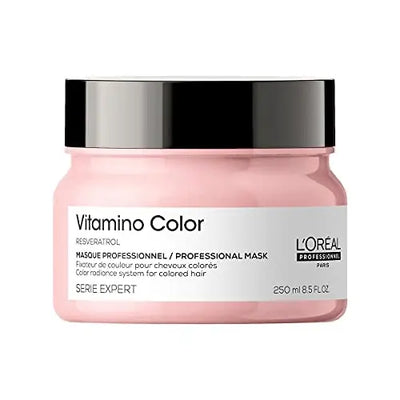 L'Oréal Professionnel <br><b>Série Expert Vitamino Color</b><br><h5>Masque Fixateur de Couleur Cheveux Colorés - 250 ml</h5>Origine France <img style="vertical-align: middle;" src=" https://shorturl.at/bDMR9">