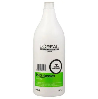 L'Oréal Professionnel <br><b> Pro classics texture </b><br><h5>SHAMPOING - 1500 ml</h5>Origine France </h6> <img style="vertical-align: middle;" src=" https://shorturl.at/bDMR9">