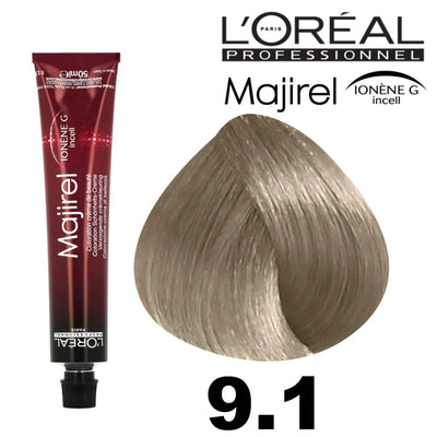 L'oréal Professionnel Majirel Blond très clair cendré 9,1 - Seven_Dz