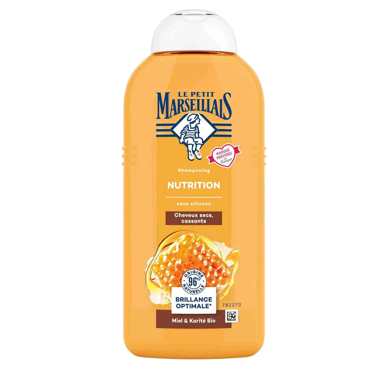Le Petit Marseillais Shampooing - Nutrition au miel et au Karité Bio cheveux secs et cassants - 300ml seven-dz