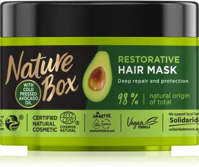 SCHWARZKOPF<br> <b> Nature BOX</b><br><h5>Masque-cheveux abîmés-200ml</h5>