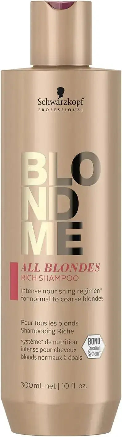 SCHWARZKOPF All Blondes Shampooing Riche cheveux blonds normaux à épais-300ml