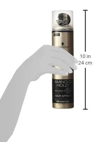 SCHWARZKOPF<br> <b>styliste ultime, AMINO-Q, HOLD</b><br><h5> Laque -200ml</h5>Origine France </h6> <img style="vertical-align: middle;" src=" https://bit.ly/3XSoZct"> 1