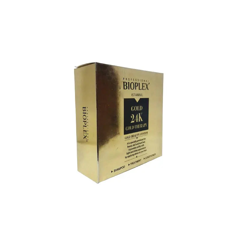 BIOPLEX<br> <b> Pack GOLD 24K GOLD THERAPY</b><br><h5>-100ml</h5>ORIGINE Turquie <img style="vertical-align: middle;" src=" https://shorturl.at/afl23">