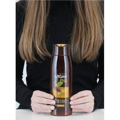 Deliplus Shampoing à l'Huile d'Argan Cheveux secs et abîmés - 400ml seven-dz