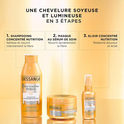 DESSANGE Nutri-Extrême Richesse Masque Cheveux rêches, très desséchés, ternes-250ml Seven-dz