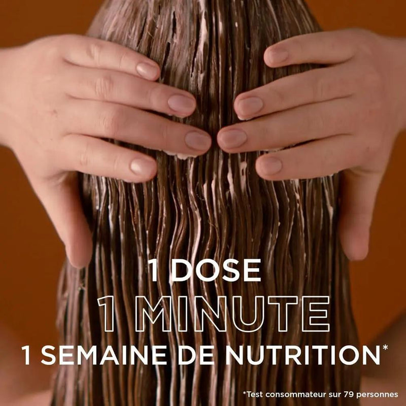 GARNIER  ULTRA DOUX Masque Remède Reconstituant Cheveux Fragiles - Cassants-340ml Seven-dz