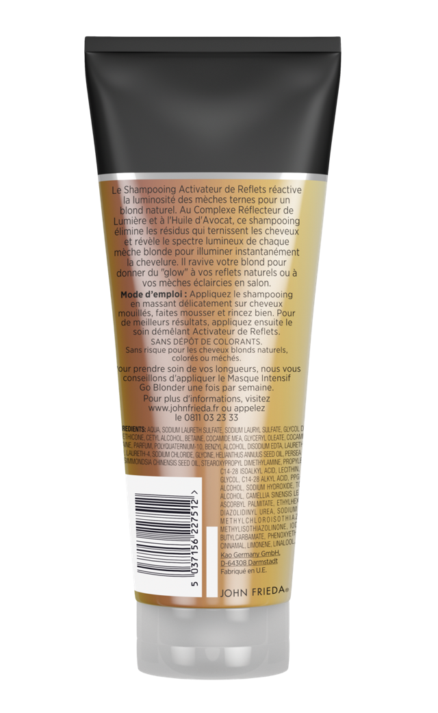JOHN FRIEDA Activateur de Reflets Shampooing Nutrition - Cheveux Blonds -250ml seven-dz
