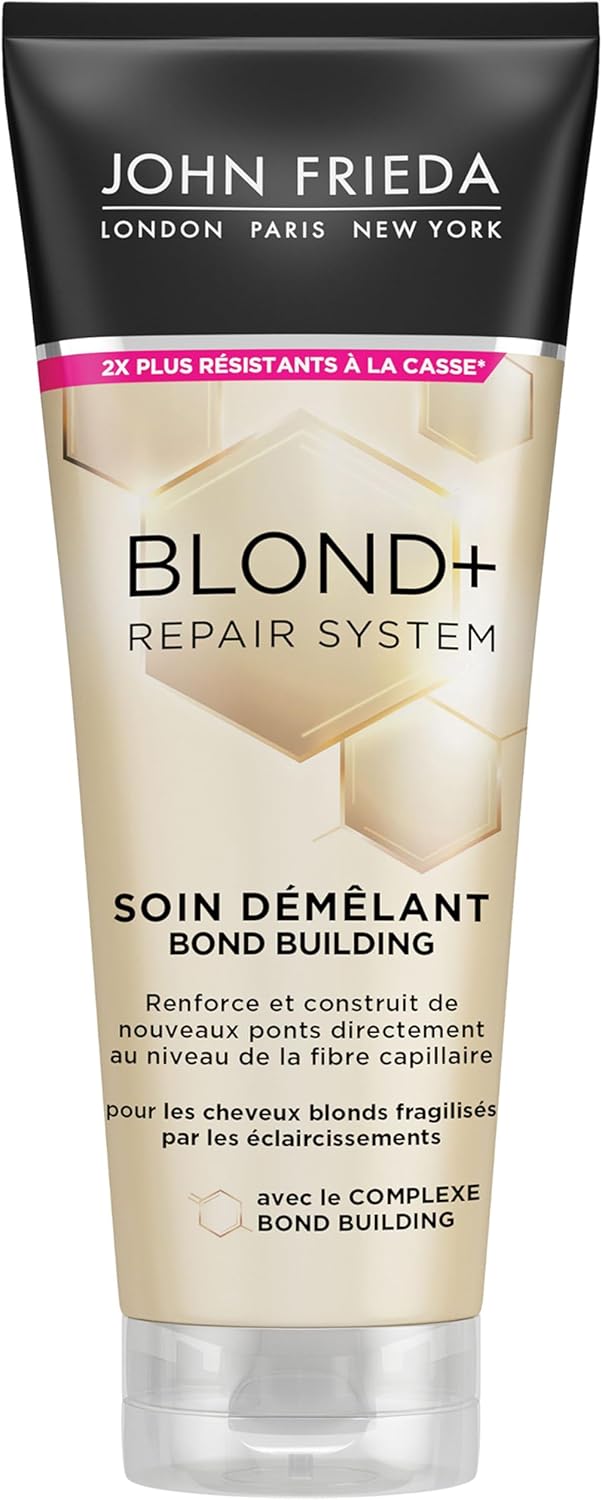 JOHN FRIEDA Blond+ Repair System Soin Démêlant Bond Building - Cheveux Blonds -250ml seven-dz