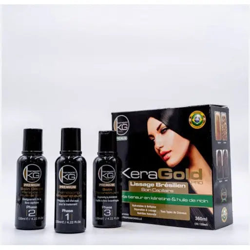 KERAGOLD  LISSAGE Brésilien soin capilaire KERATINE seven-dz