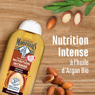 Le Petit Marseillais Shampoing Nutrition intense à l'huile d'argan BIO - 250ml seven-dz