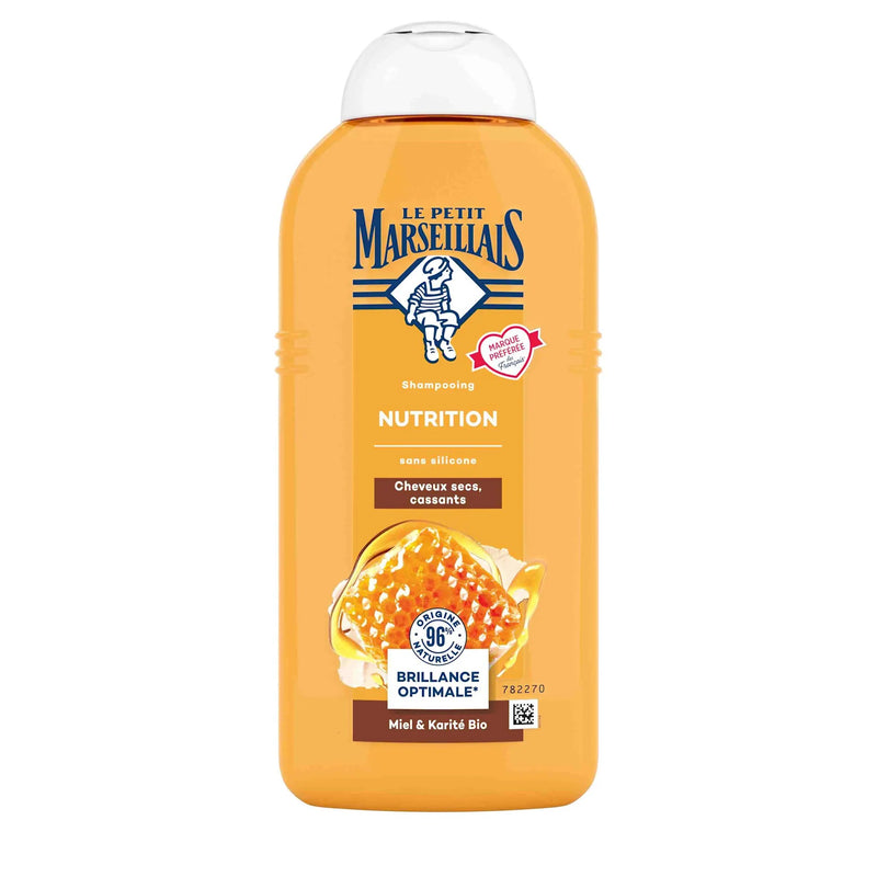 Le Petit Marseillais Shampooing - Nutrition au miel et au Karité Bio cheveux secs et cassants - 300ml seven-dz