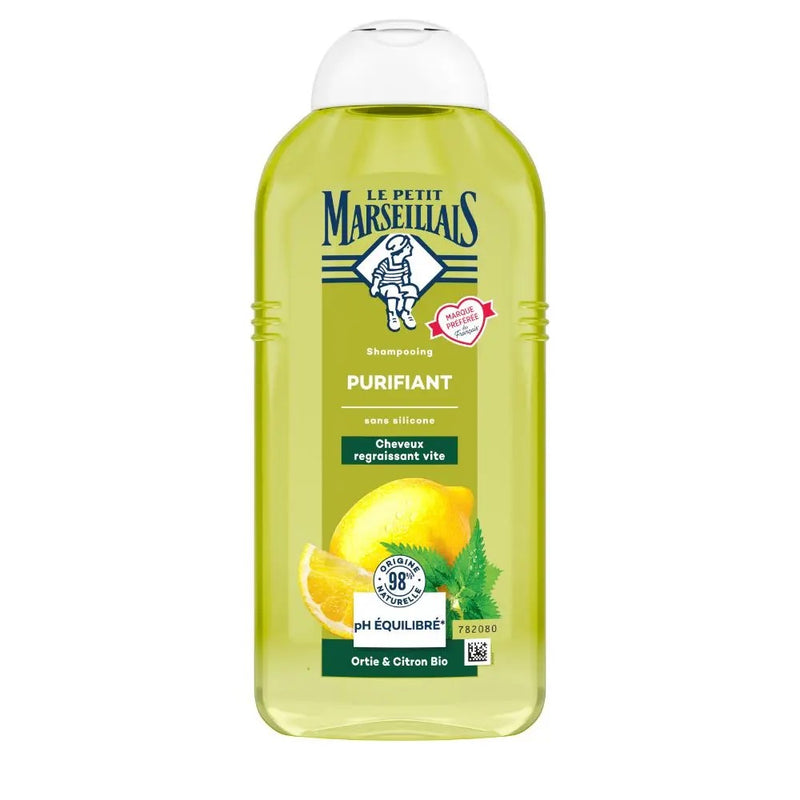 Le Petit Marseillais Shampooing Purifiant à l’Ortie et au Citron BIO - 300ml seven-dz