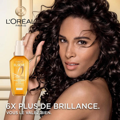 L'Oréal Paris Elseve Huile Extraordinaire Coco Sérum Haute Légèreté cheveux Fins et Secs-100 ml seven-dz