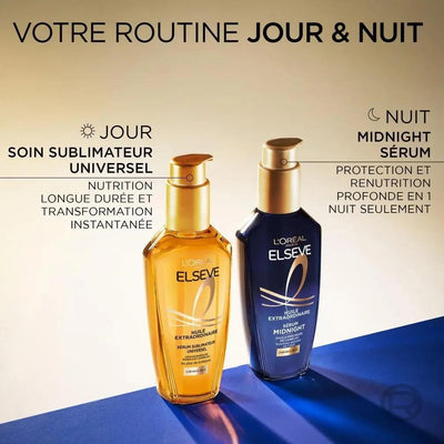 L'Oréal Paris Elseve Huile Extraordinaire Sérum Sublimateur Universel cheveux secs-100 ml seven-dz