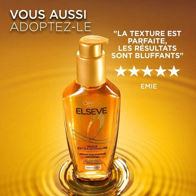 L'Oréal Paris Elseve Huile Extraordinaire Sérum Sublimateur Universel cheveux secs-100 ml seven-dz