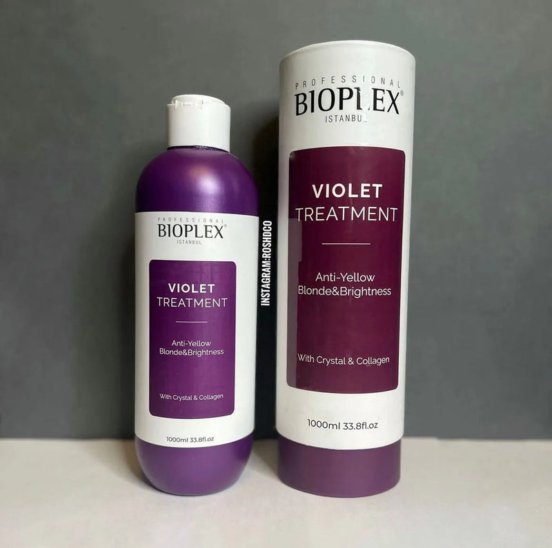 BIOPLEX<br> <b> VIOLET TREARTMENT</b><br><h5>-1000ml</h5>ORIGINE Turquie <img style="vertical-align: middle;" src=" https://shorturl.at/afl23">