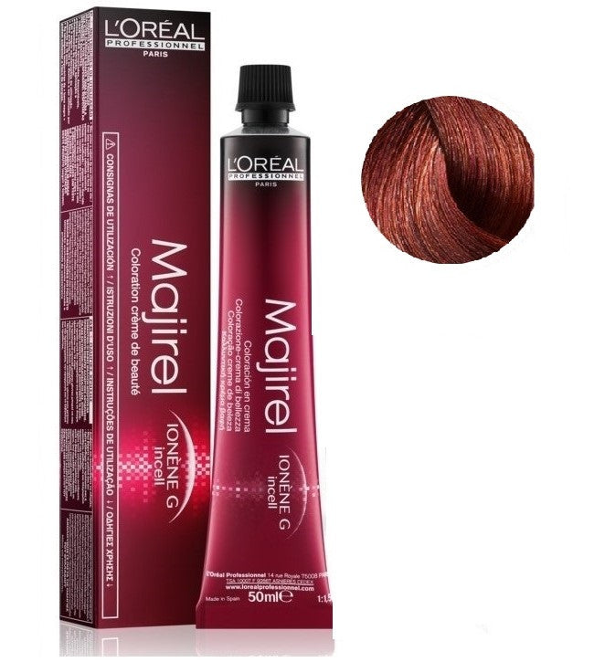 L’OREAL PROFESSIONNEL<br> <b><h5> Majirel 6,46 Blond foncé cuivré rouge</b><br>50ml</h5>Origine France <img style="vertical-align: middle;" src=" https://shorturl.at/bDMR9">